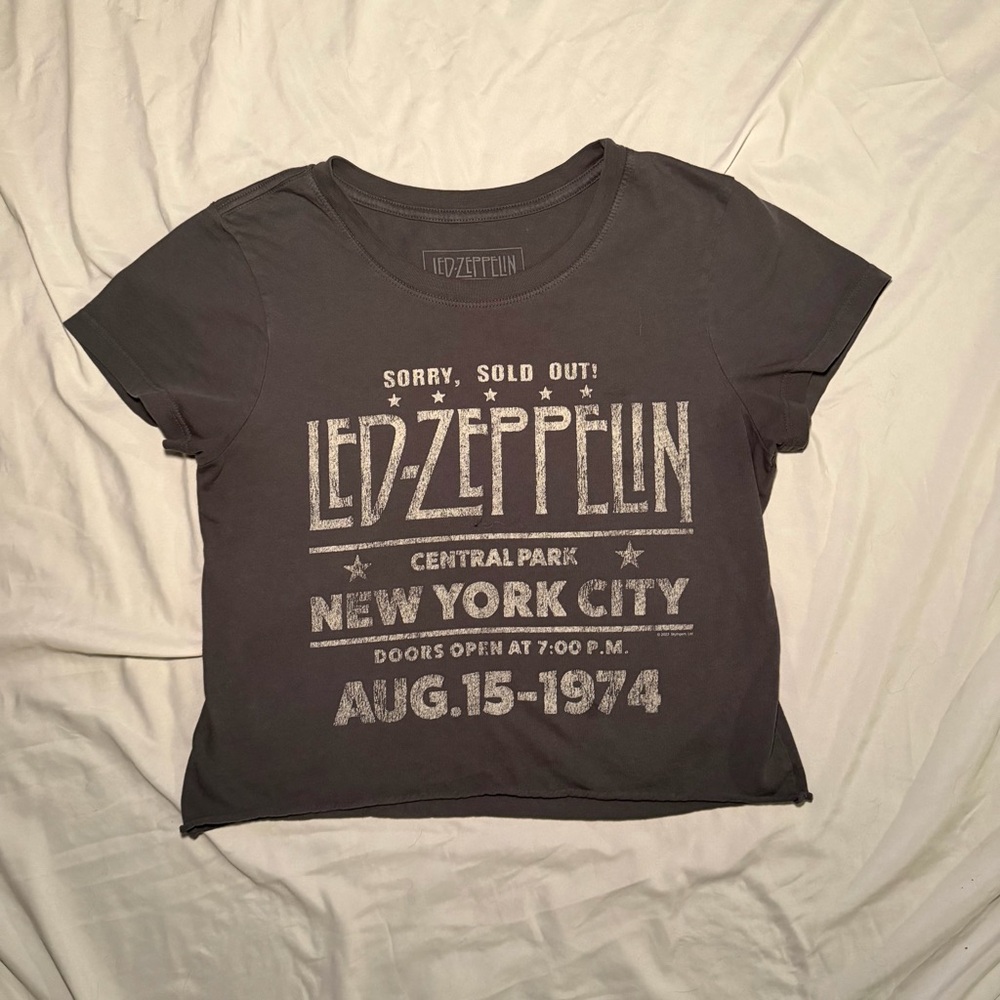 Led Zeppelin Gray Graphic Tee